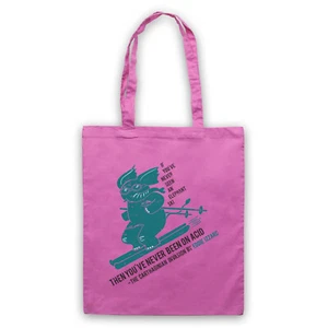 ACID ELEPHANT UNOFFICIAL EDDIE IZZARD SKIING FUNNY JOKE TOTE BAG LIFE SHOPPER - Picture 1 of 11