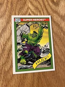 1990 Marvel Comics Super Heroes Trading Card #3 The Hulk - Bild 1 von 2