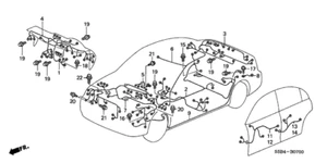 Genuine Honda Wire Harness Rear 32108-S5B-920 - Picture 1 of 1