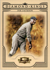 2008 Donruss Threads Diamond Kings 20/25 Joe Jackson #DK-51