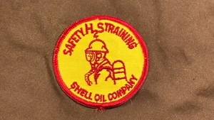 Shell Oil Company Texas Fire Department Patch Fire Fighter Vintage TX - Picture 1 of 3