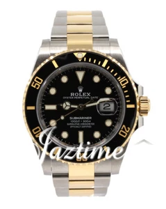 Rolex Submariner Date Black 126613LN 41mm Yellow Gold Ceramic Steel Oyster NEW - Picture 1 of 1