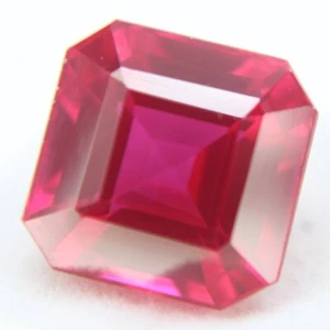 Piedras preciosas sueltas certificadas de berilo rosa natural con forma de esmeralda de 20,60 quilates - Imagen 1 de 4