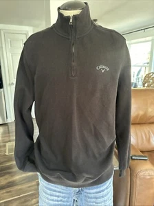 Sudadera Pullover Callaway Golf Para Hombre Cuello 1/4 Cuarto Cremallera Talla M Logo - Imagen 1 de 7