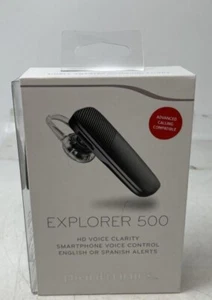 Plantronics Explorer 500 Wireless Bluetooth Headset HD Voice Phone Black Sealed - Zdjęcie 1 z 4