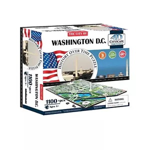 4D Cityscape Washington DC Skyline Puzzle - Picture 1 of 2