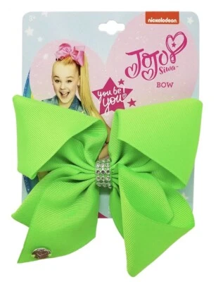 Arco JoJo NOVO em folha - Verde com centro de strass - Perfeito para o dia de São Patrício - Imagem 1 de 4