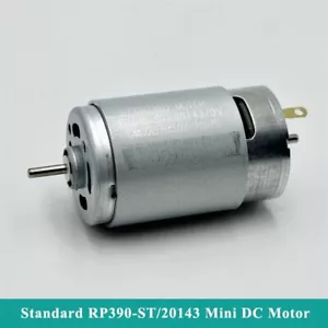 RP390-ST/20143 DC 6V-24V 10250U/MIN Mini 28 mm Elektromotor Doppelwelle Spielzeug Roboter - Bild 1 von 8