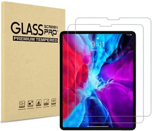 2X Tempered Glass Screen Protector For Apple iPad 10.2 9th 8th 7th Pro 12.9 2022 - Picture 1 of 8