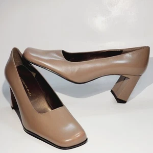 Bandolino women Shoes 7.5 M Heel Block 2-3" tall Tan - Picture 1 of 10
