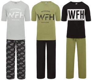 Mens Pyjamas Short Sleeve PJ'S Loungewear Cotton Pockets REDUCED TO CLEAR! - Picture 1 of 23