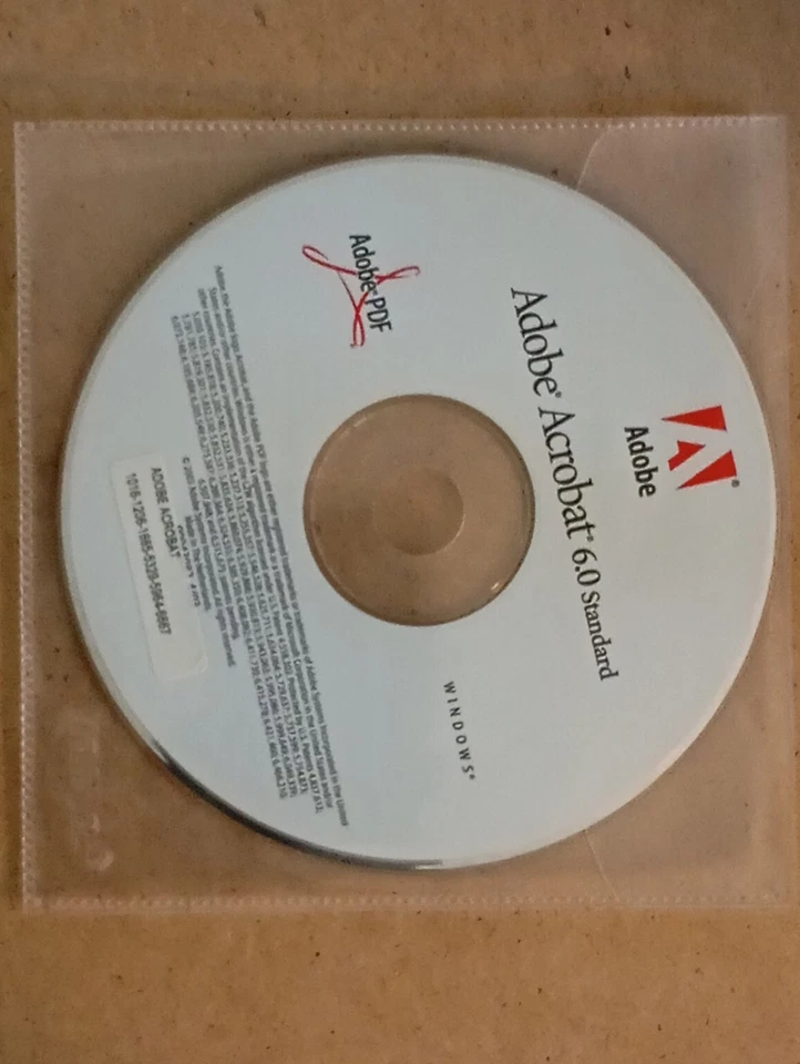 Adobe Acrobat 6.0 Standard, Englisch, French, German, CD + Seriennummer - Bild 1 von 1