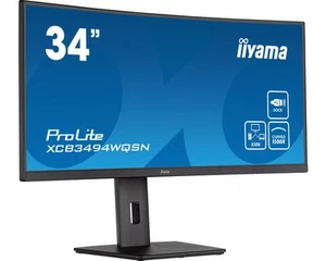 iiyama ProLite XCB3494WQSN-B5 LED display 86.4 cm (34") 3440 x 1440 pixels Ul... - Picture 1 of 12