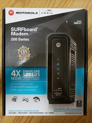 Motorola Arris SURFboard Modem 200 Series SB6121 - Image 1 of 2