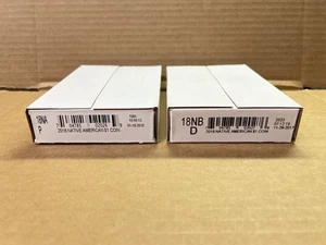 2018 PD Native American Dollar Jim Thorpe 2 Rolls 50 UNC Coins 18NA 18NB $1 SEAL - Picture 1 of 3