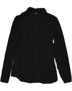 ARMANI JEANS Womens Shirt IT 38 XS Black Cotton AA70 - Picture 1 of 3