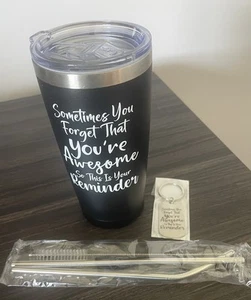 Lote de regalos inspiradores vaso y llavero nuevo - Imagen 1 de 4