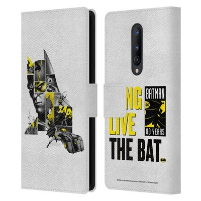OFFICIAL BATMAN DC COMICS 80TH ANNIVERSARY LEATHER BOOK CASE FOR ONEPLUS PHONES - Image 1 of 4