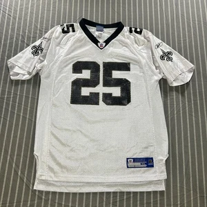 Camiseta Reebok New Orleans Saints Reggie Bush #25 NFL Blanca Talla Juvenil XL 18-20 - Imagen 1 de 5