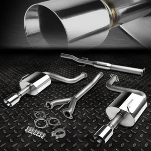 DUAL 4" ROLLED TIP MUFFLER CATBACK EXHAUST SYSTEM FOR 09-15 NISSAN MAXIMA V6 A35 - Bild 1 von 5