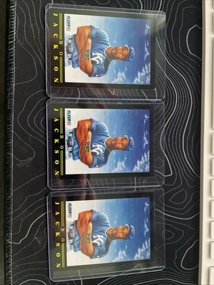 Fleer Bo Jackson Pro Visions 1991 raro Foto 1 de 4