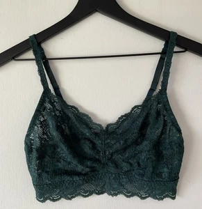 Cosa Bella Never Say Never Sweetie Bralette LARGE 36 A-C Green Stretch Lace - Picture 1 of 8