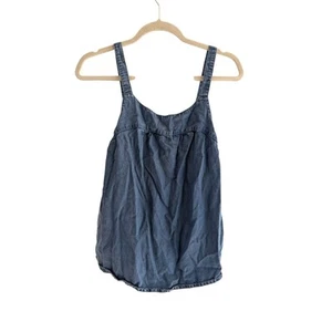 Camiseta sin mangas Gap Chambray Lyocell talla XS - Imagen 1 de 2