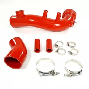 High Flow Aluminum Inlet Intake Pipe Silicone hose For BMW N54 135i 335i For BOV - Foto 1 di 5
