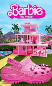 ¡Zueco Crocs X Barbie Mega Crush 209244-6QQ unisex talla M7/W9 en mano!¡! - Imagen 1 de 9