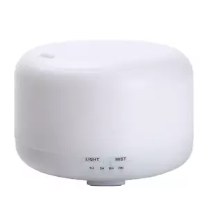 500ML Air Humidifier 7 LED Essential Oil Diffuser Ultrasonic Aroma Mist Purifier - Picture 1 of 15