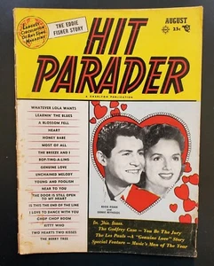 Hit Parader August 1955 Liberace Jack Webb Don Cornell Mary McCoy Johnnie Ray - Picture 1 of 6