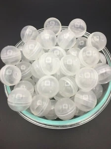 200 moldes de bomba de baño vacíos de 1" máquina expendedora redonda cápsulas estuches contenedores de juguete - Imagen 1 de 4