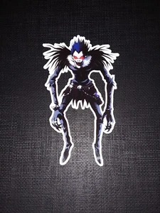¡Pegatina brillante anime Ryuk Shinigami de Death Note impermeable! - Imagen 1 de 4