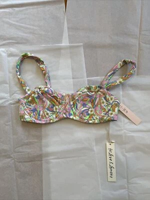 NUEVO CON ETIQUETAS FOR LOVE & LEMONS Devon Bikini de Natación Top Talla Pequeña Foto 1 de 4