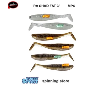 MOLIX RA SHAD FAT 3'' COLOR MP4 MIXED PACK SPINNING SPIGOLA BLACK BASS - Foto 1 di 1