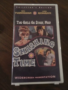 SMASHING TIME WIDESCREEN VHS COLLECTORS EDITION RITA TUSHINGHAM REDGRAVE 1967 - Picture 1 of 2