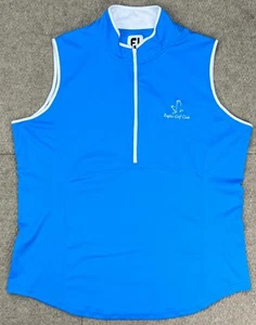 Footjoy Eagles Golfschläger Damen 1/4 Zip Golfshirt Größe XL - Bild 1 von 8