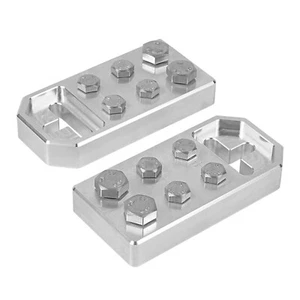 Pair of 6 Spot Flat Battery Terminals For XS Power Batteries D3100 Bolt USE Only - Picture 1 of 11
