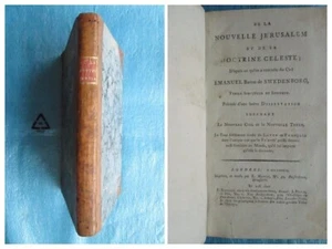 SWEDENBORG : DE LA NOUVELLE JERUSALEM et de sa doctrine céleste, 1782. E.O. - Picture 1 of 13