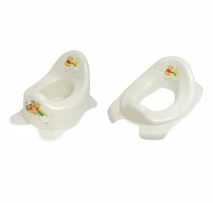 Perl Premium Disney Winnie Puuh perl weiß Kinder-Toilettensitz + Töpfchen  - Bild 1 von 9