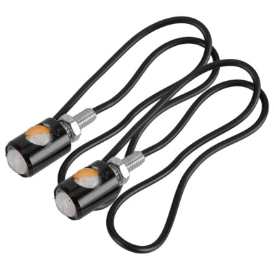 Luz intermitente indicador de señal de giro universal mini LED para motocicleta hm 2 piezas Foto 1 de 4