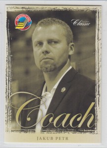 2015-16 OFS CLASSIC CZECH JAKUB PETR /99 COACH CO-16 Vitkovice Steel
