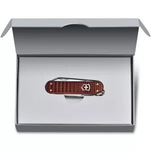 Couteau de poche Victorinox armée suisse CLASSIC SD PRECIOUS ALOX marron - Photo 1/5