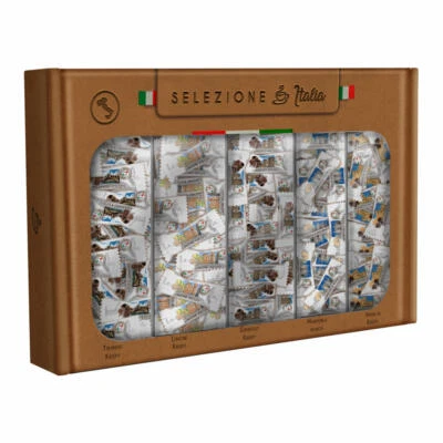 Hellma Italian Selection 5 Sorten schokoliert einzeln verpackt 5 x 40 Stück - Bild 1 von 4