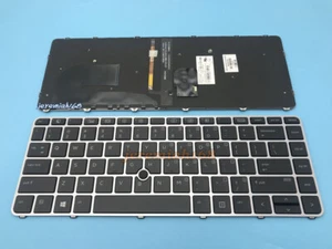 For HP Elitebook 745 G3,840 G3,848 G3,840 G4 Laptop English Keyboard Backlit - Afbeelding 1 van 3