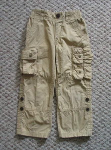 GAP Toddler Boy Pull On Roll Up Cargo Pants | 4 years - Picture 1 of 5