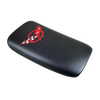 Tapa consola Corvette C5 bordada negra con logotipo rojo 1997-2004 Foto 1 de 4