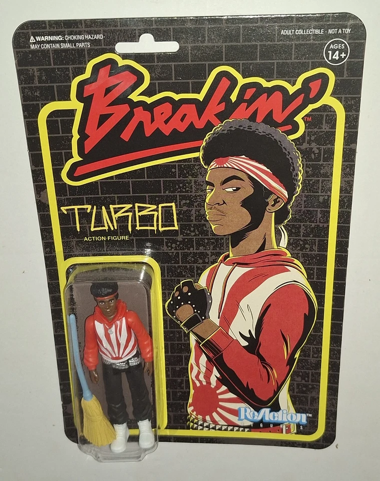 Mini figura de acción Breakkin' Turbo Reaction 2019 Funko con escoba Break Dancing Foto 1 de 4
