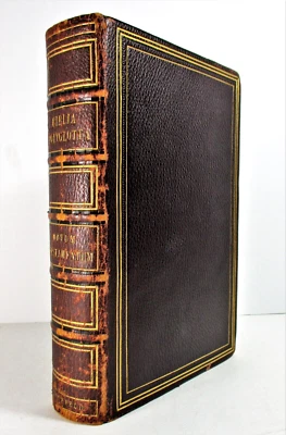 "Polyglotten Bibel" Vol 4 R Stier, KGW Thiele 1854 Leather HC Belhagen & Klasing - Image 1 of 4