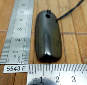 Pendentif SHUNGITE de Carélie (la meilleur qualité) 10,7g anti ondes nocives EMF - Picture 1 of 4